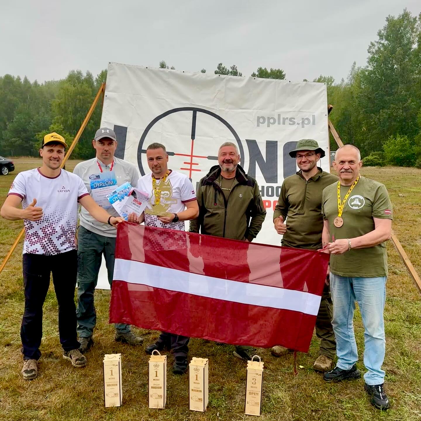 Ar bagātīgu godalgu klāstu Latvijas tālšāvēji atgriezušies no atklātā Polijas kausa!